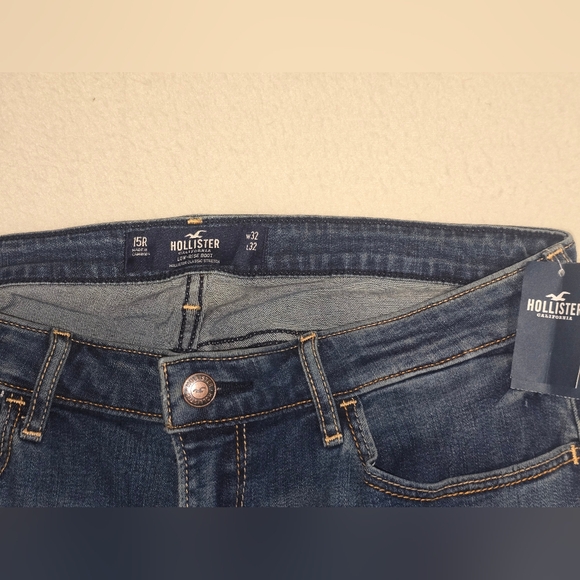 Hollister Dark Blue Flare Jeans - Picture 3 of 3